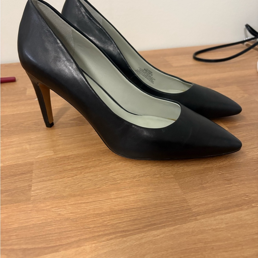 1. State Black Pointed Toe Heels